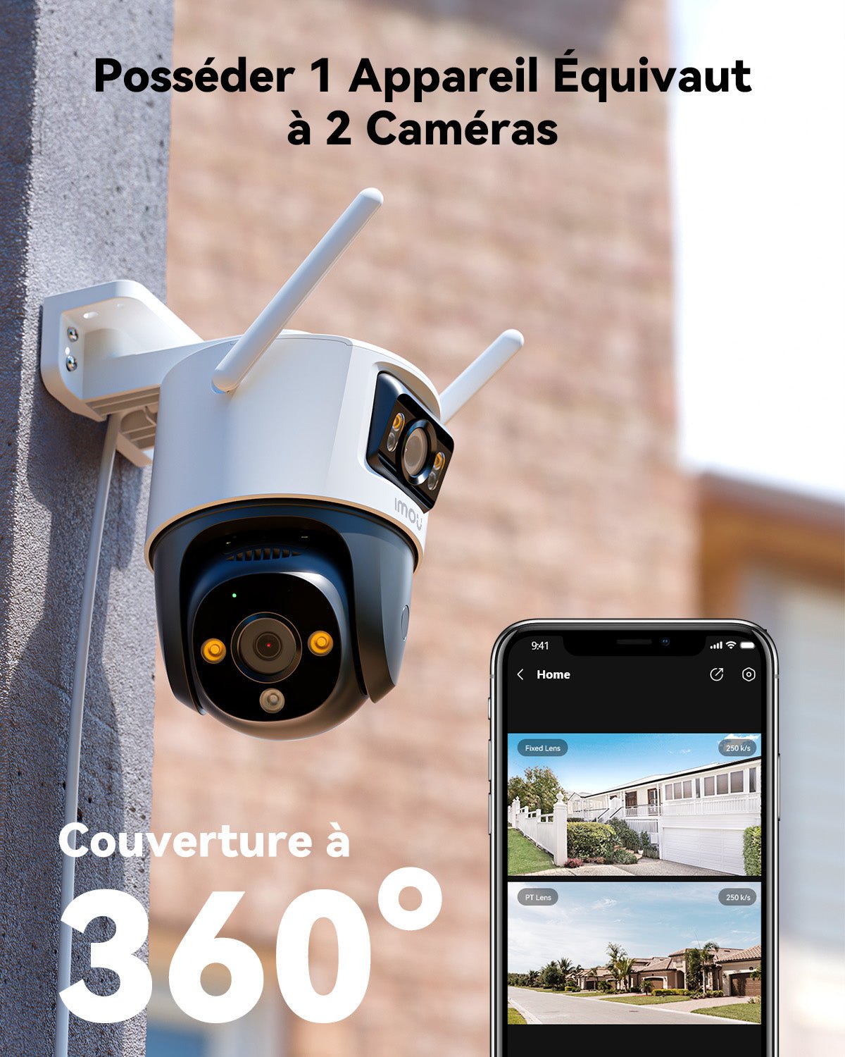 2 Pieces Cruiser Dual Kit 5MP+3MP / 3MP+3MP - IMOU Store3MP(PT)+3MP(Fixed)None