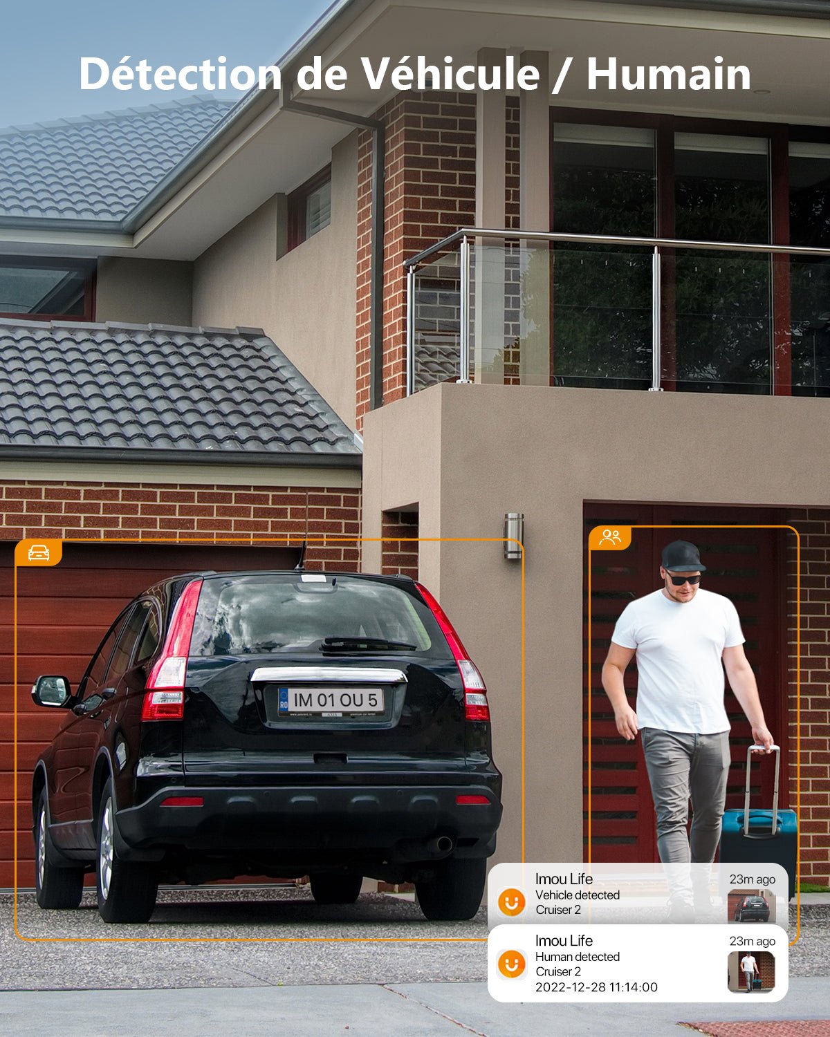 2pcs Cruiser 2 Kit 5MP/3MP Vehicle Detection - IMOU Store3MP 2KNone