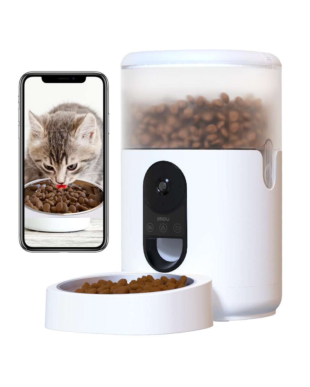 4L Automatic Cat Food Dispenser with 360° 4MP Camera PF1 - IMOU StorePF1