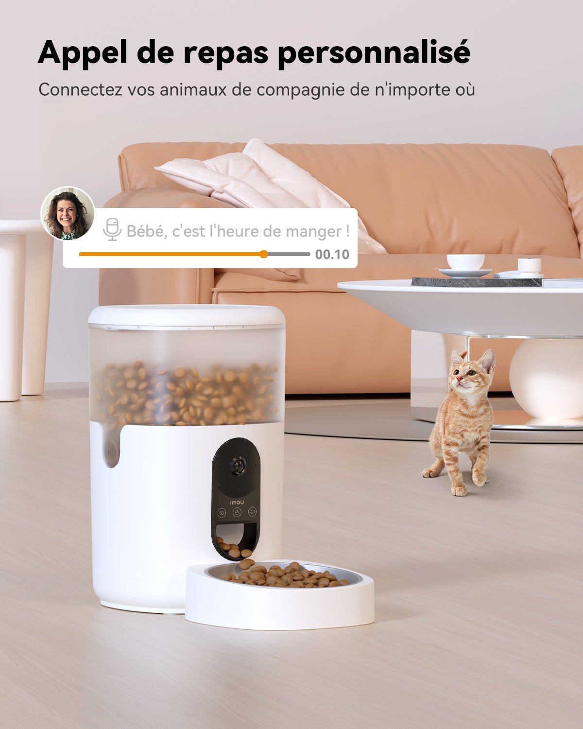 4L Automatic Cat Food Dispenser with 360° 4MP Camera PF1 - UK - IMOU StorePF1