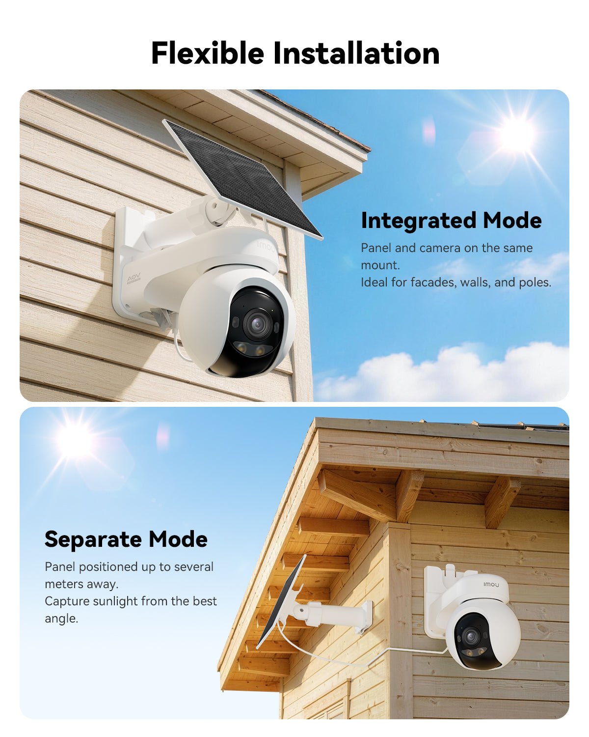 AOV Track Plus 5MP 8MP 2.4/5 GHz - IMOU Store6MP + Solar PanelNone