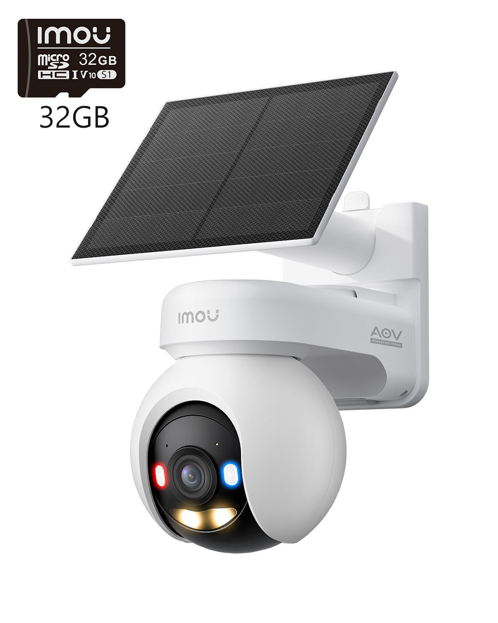 AOV Track Plus 5MP 8MP 2.4/5 GHz - IMOU Store6MP + Solar PanelNone