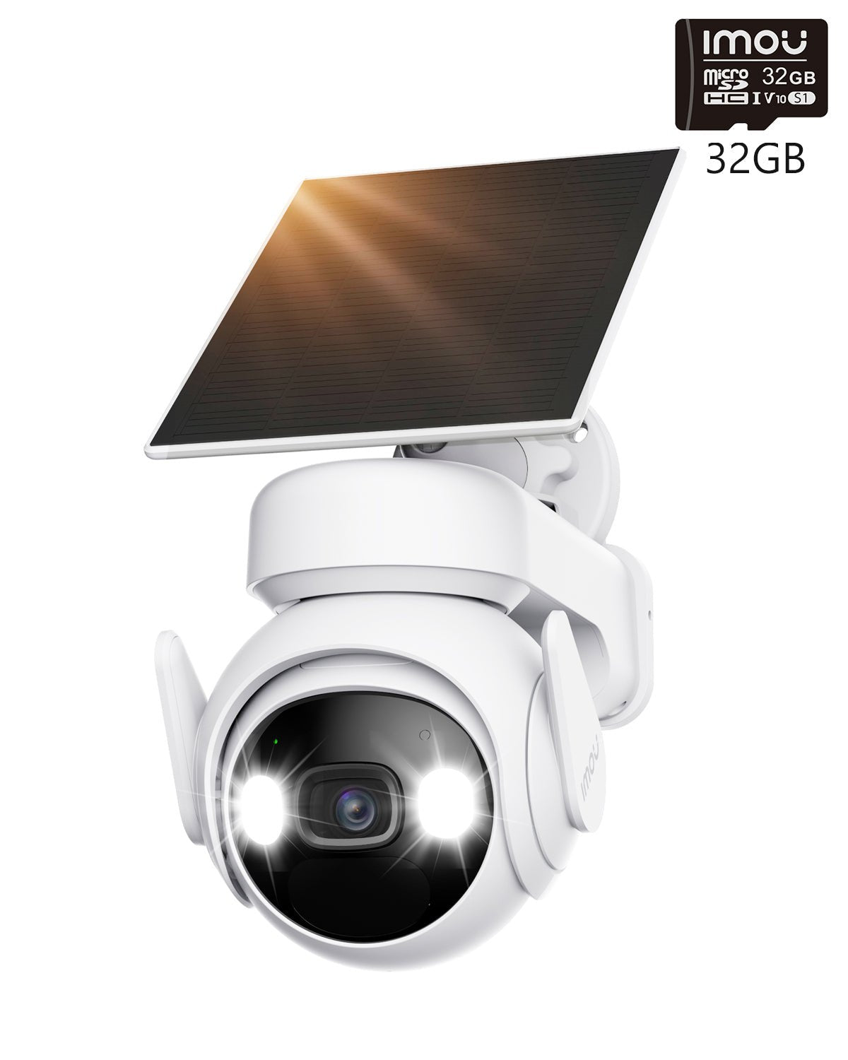 Cell PT 360° PTZ 3MP 2K 100% Wireless - IMOU Store3MP 2K with Solar Panel(5000 mAh)+ 32GB Memory Card