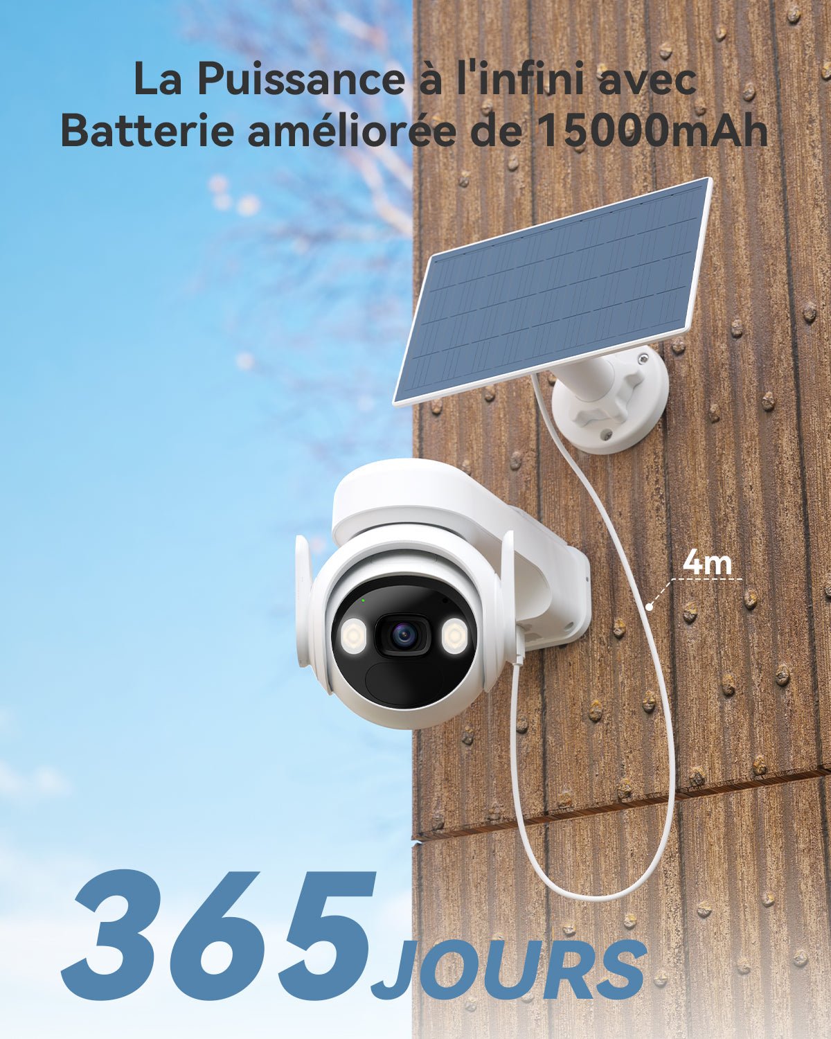 Cell PT 360° PTZ 3MP 2K 100% Wireless - UK - IMOU Store3MP 2K with Solar Panel(5000 mAh)None