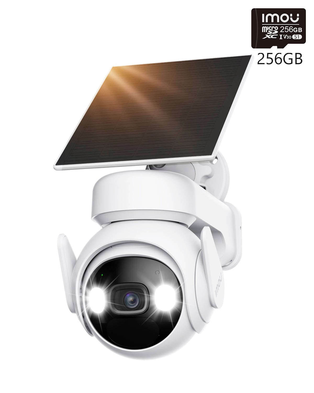 Cell PT 360° PTZ 3MP 2K 100% Wireless - UK - IMOU Store3MP 2K with Solar Panel(5000 mAh)+ 256GB Memory Card