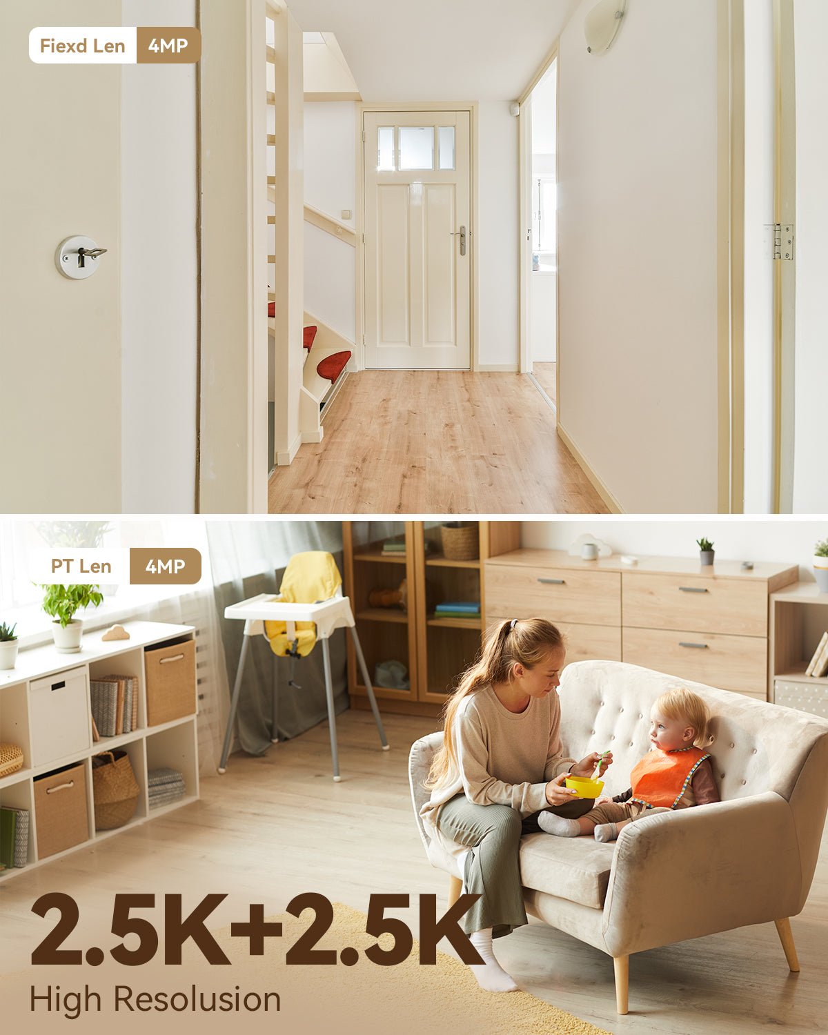 Ranger 2C Dual 4MP+4MP/3MP+3MP - 2.4GHz/5GHz Dual Band - IMOU Store3MP(PT)+3MP(Fixed)None