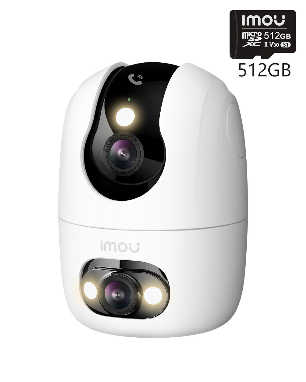 Ranger 2C Dual 4MP+4MP/3MP+3MP - 2.4GHz/5GHz Dual Band - IMOU Store3MP(PT)+3MP(Fixed)+512GB Memory Card