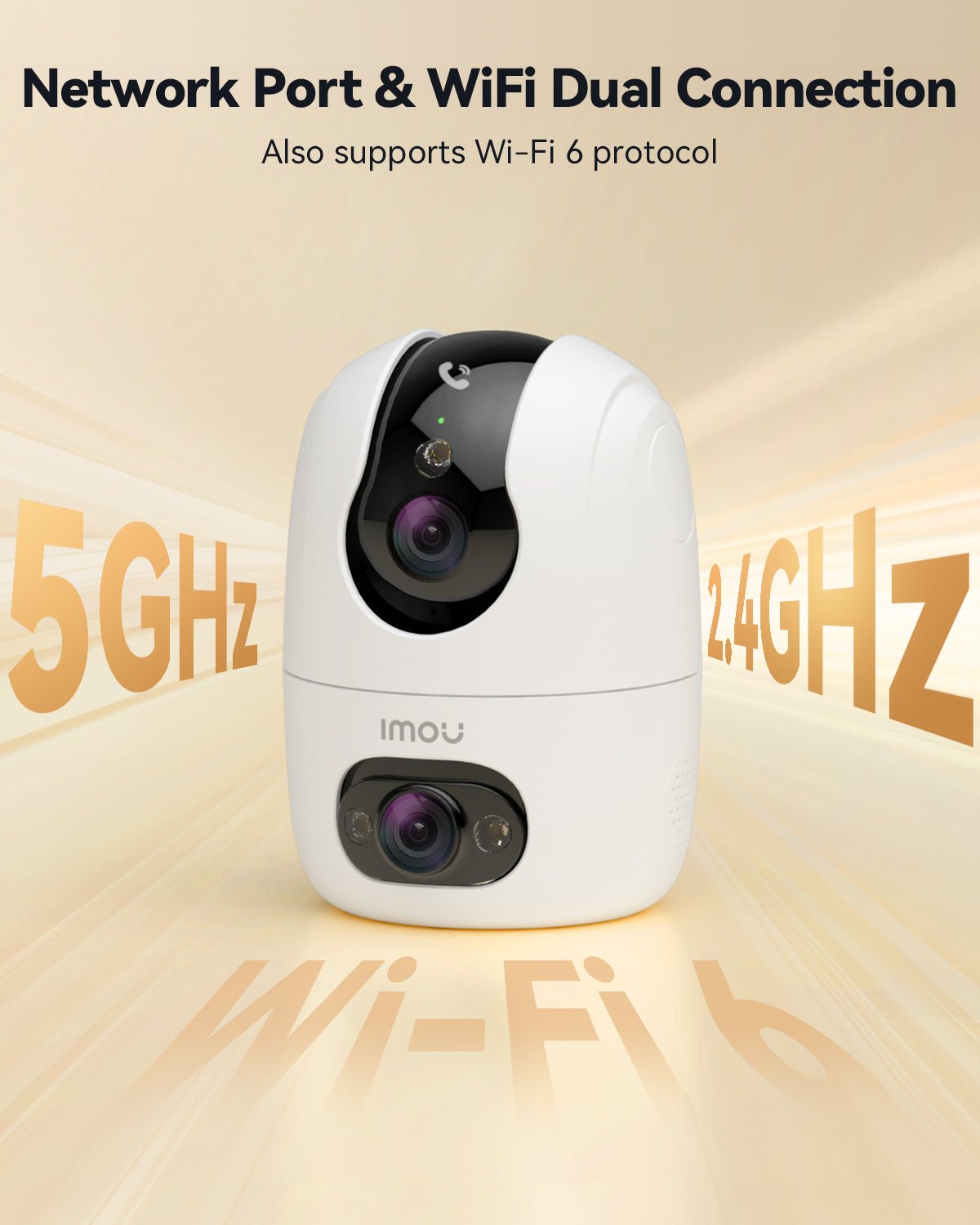 Ranger 2C Dual 4MP+4MP/3MP+3MP - 2.4GHz/5GHz Dual Band - IMOU Store3MP(PT)+3MP(Fixed)None