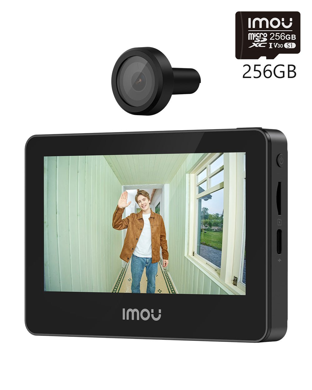 Smart Door Viewers VD1 5MP 2.4/5Ghz - IMOU Store5MP 3K+ 256GB Memory Card