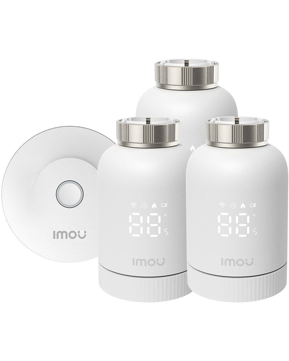 Smart Thermostatic Radiator - IMOU Store3PCS + Gateway(Wi - Fi)