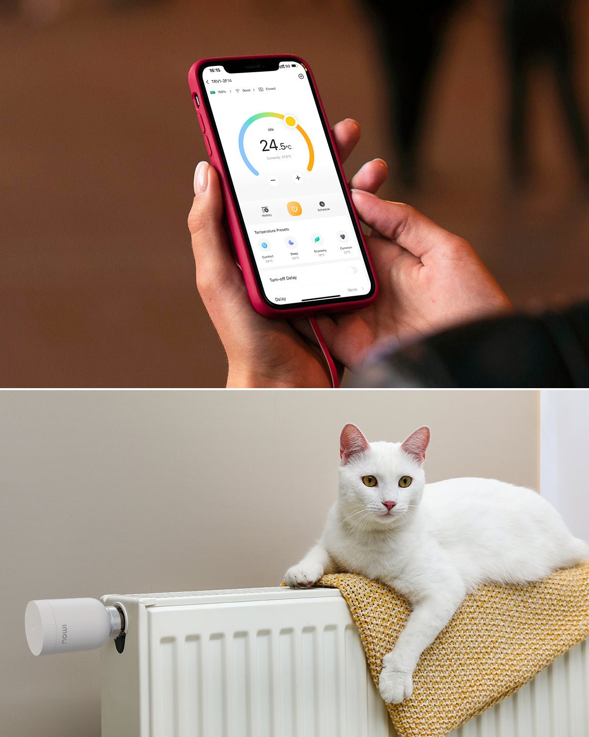 Smart Thermostatic Radiator - IMOU Store1PC (Must be used with IMOU gateway)