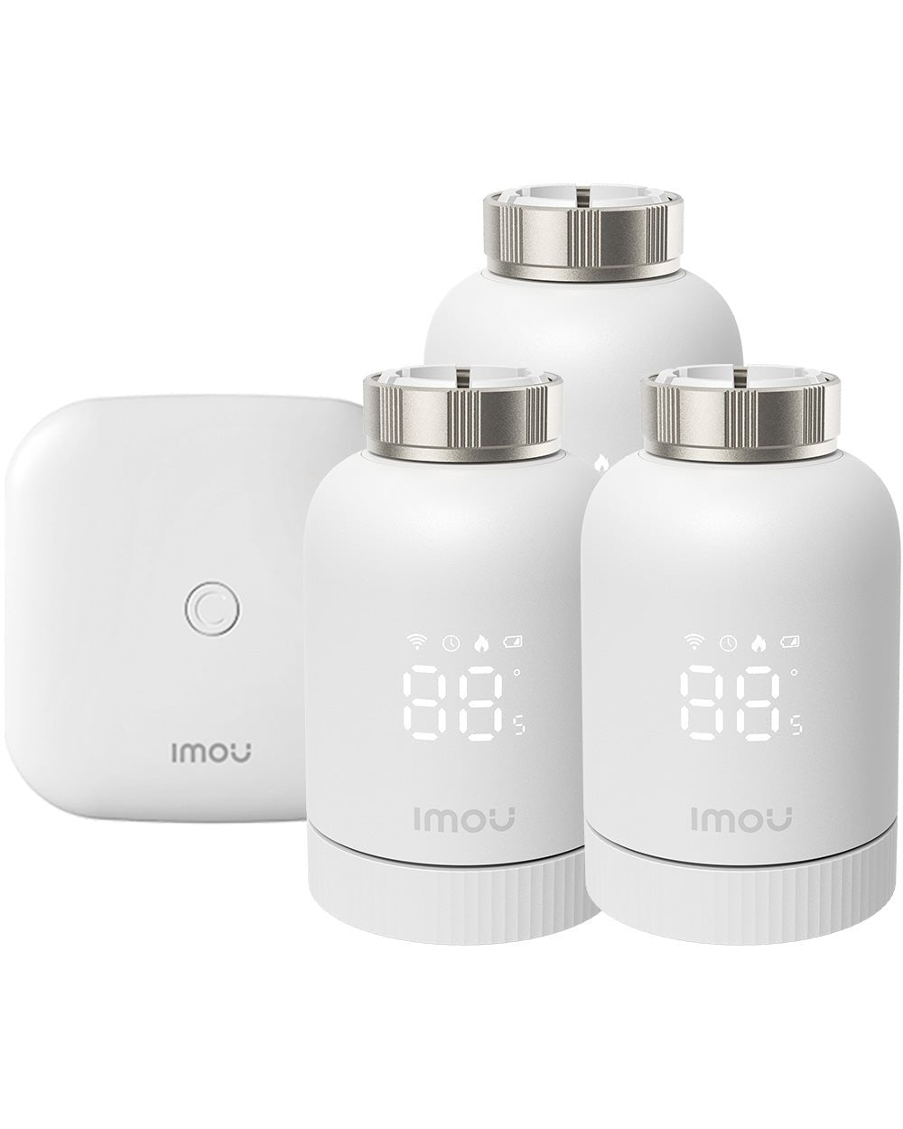 Smart Thermostatic Radiator - IMOU Store3PCS + Gateway (Wi - Fi +Ethernet port)