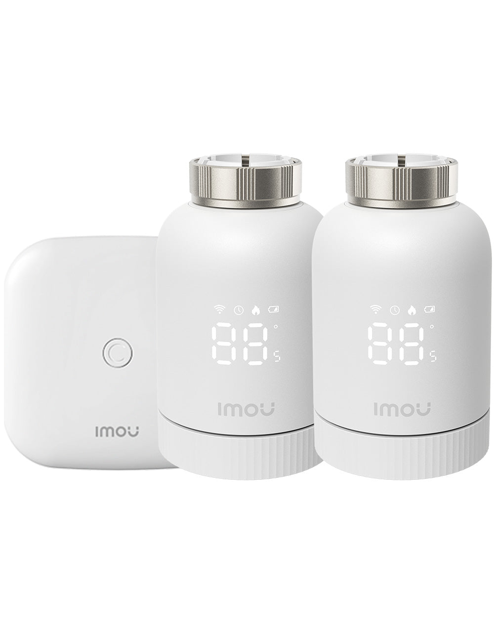 Smart Thermostatic Radiator - IMOU Store2PCS + Gateway (Wi - Fi +Ethernet port)