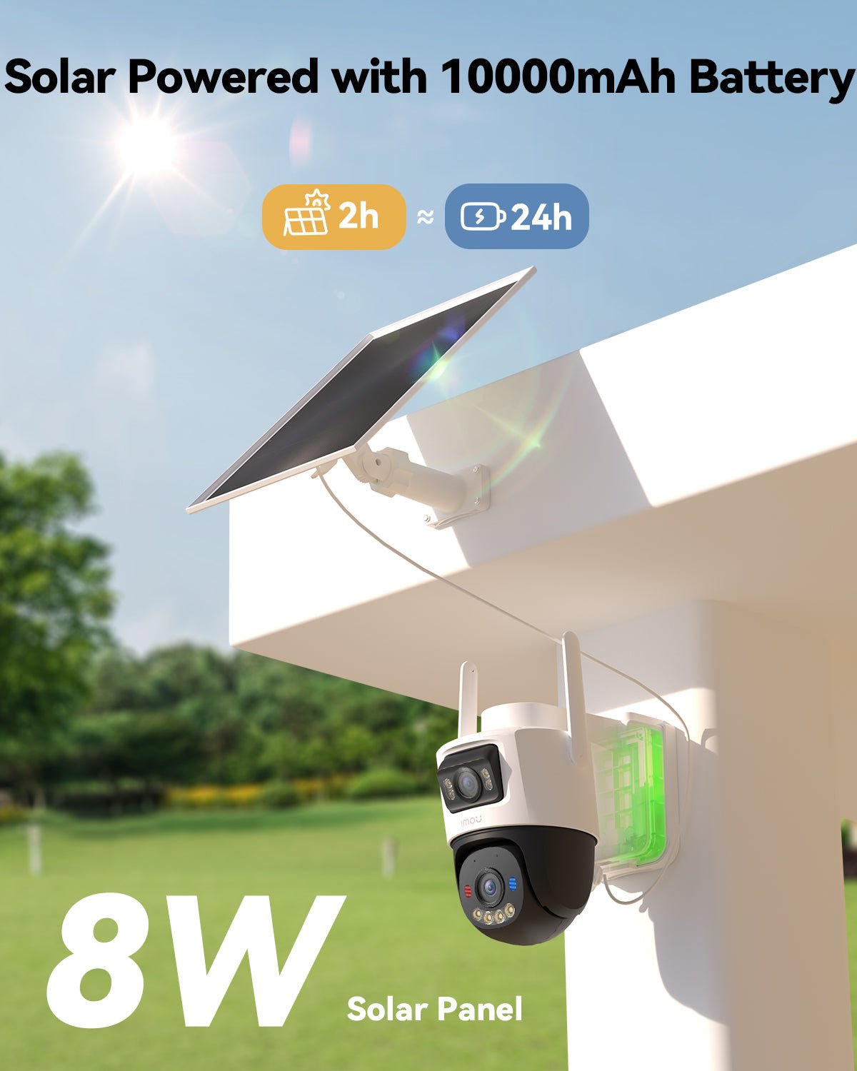 AOV Dual 3K 5MP 4G LTE & 2.4GHz Wi - Fi - IMOU Store5MP 3K with Solar Panel + SIM Card + 128GB Memory CardNone