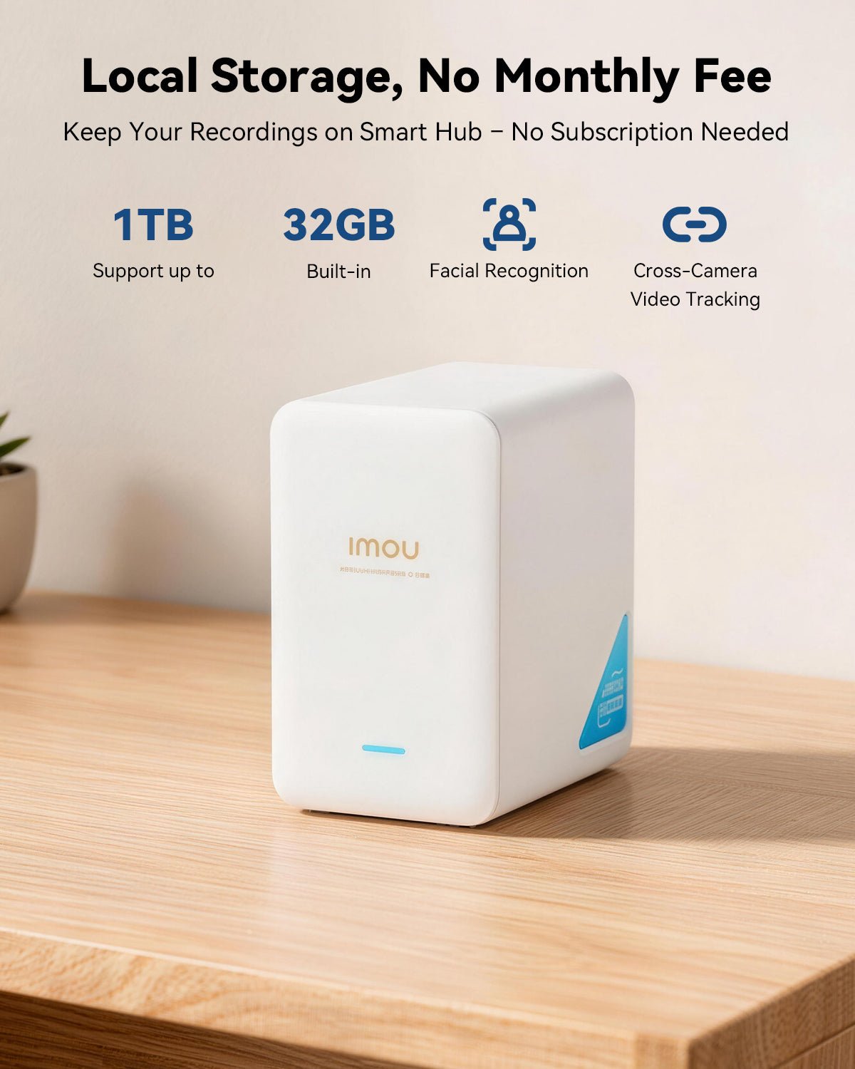 AOV Track Plus Smart Security System with AI Smart Hub - IMOU Store2× AOV Track Plus 8MP + HubNone