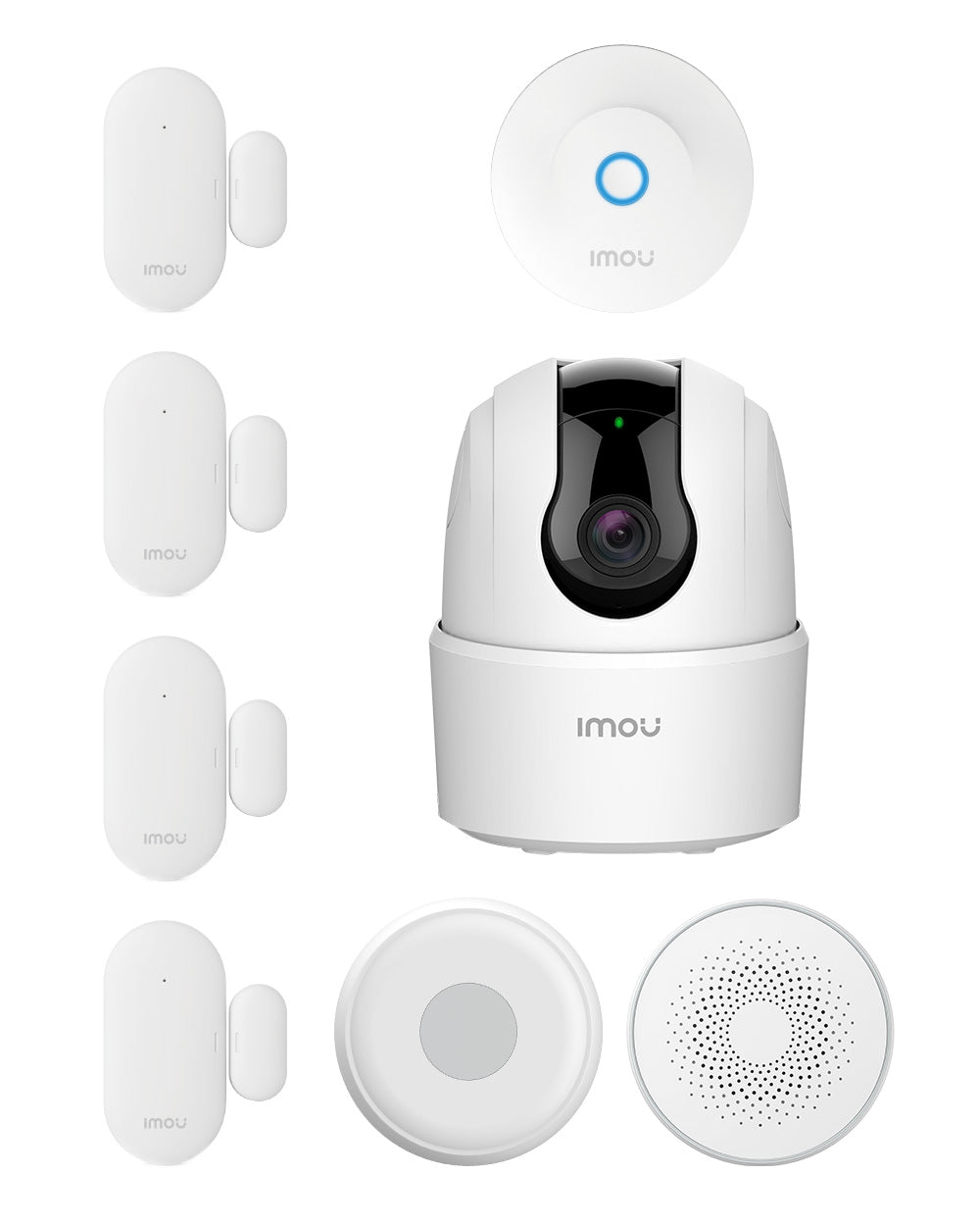Burglar Alarm & Indoor Camera Kit - IMOU StoreHome Security Alarm Kit [3MP]8 Pieces