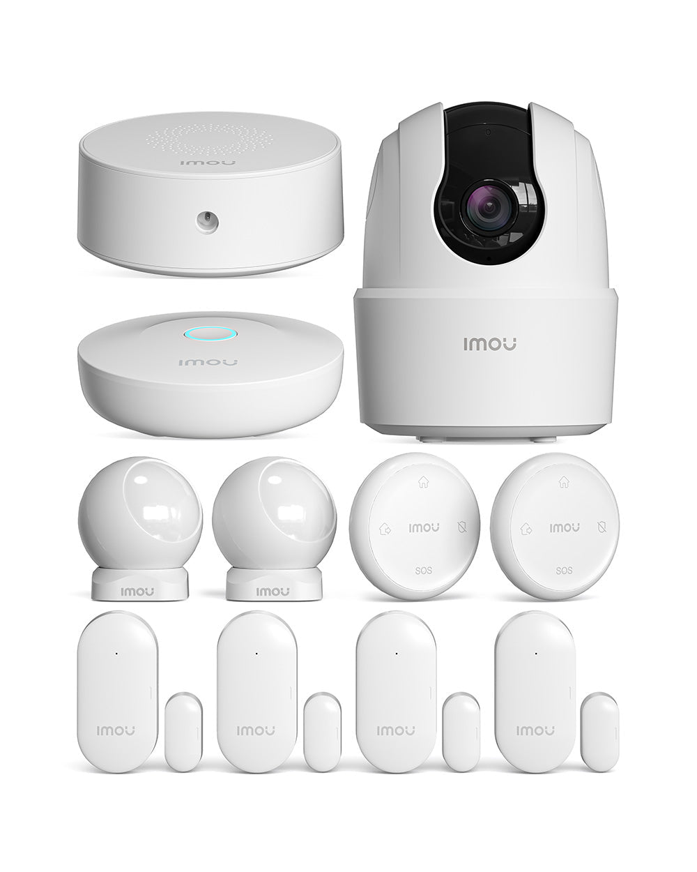 Burglar Alarm & Indoor Camera Kit - IMOU StoreHome Security Alarm Kit [3MP]11 Pieces