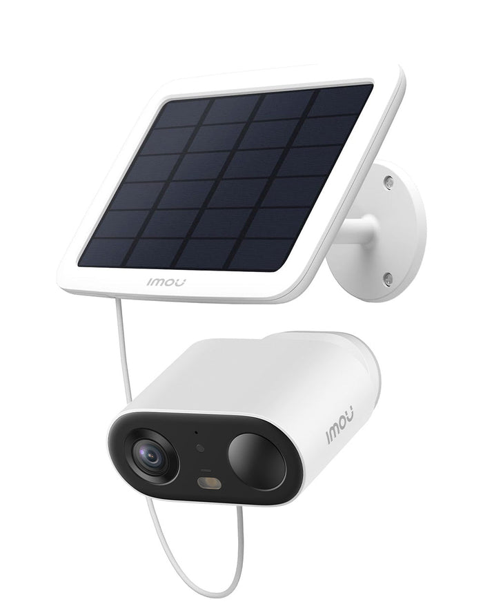 IMOU Cell Go Battery Caméra de sécurité extérieure WiFi Panneau solaire ...