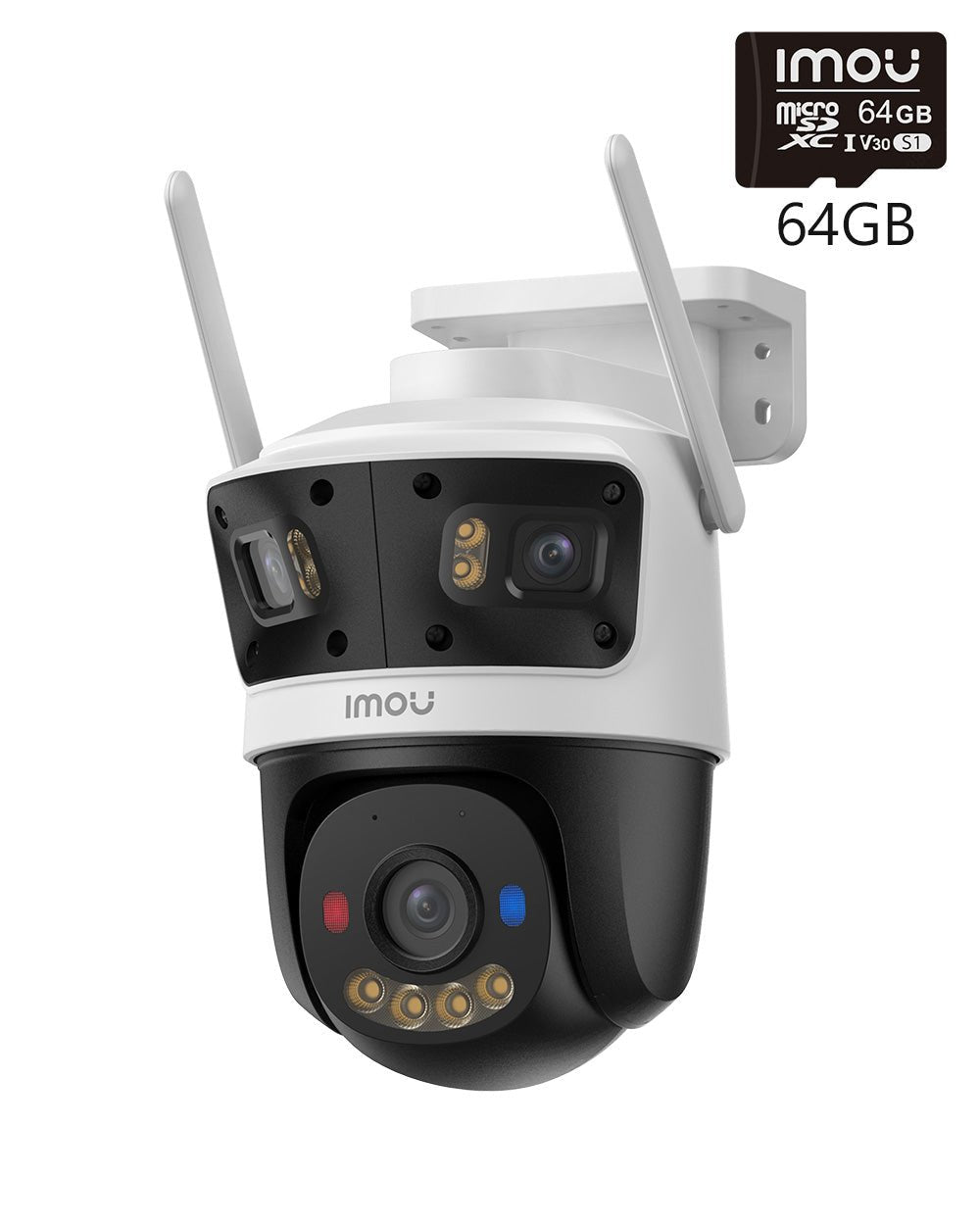 Cruiser Triple 3 - Lens 5MP+3MP+3MP - IMOU Store5MP（PT）+3MP（Fixed）+3MP（Fixed）+ 64GB Memory Card