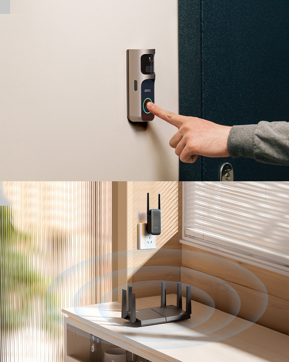 Doorbell 2S Kit 180° Pan View 2K 3MP - UK - IMOU Store3MP 2KNone