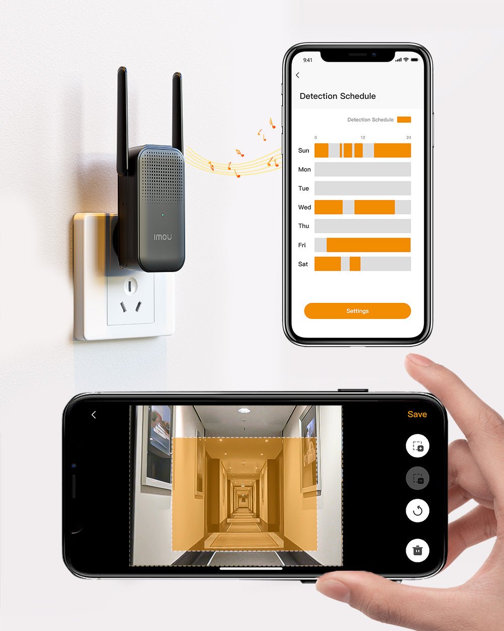 Doorbell 2S Kit 180° Pan View 2K 3MP - UK - IMOU Store3MP 2KNone