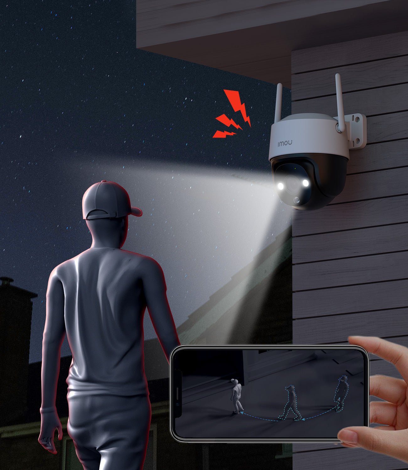 Entry & Outdoor Safety Kit - IMOU StoreDoorbell 3MP 2K+ Outdoor Camera 3MP 2KNone