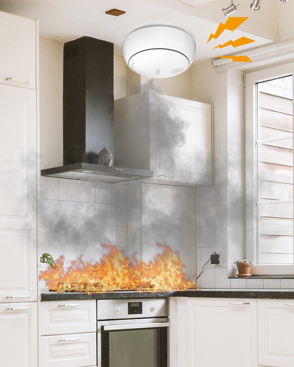 Home [Alarm + Sensor] Security System - IMOU StorePhotoelectric smoke detector