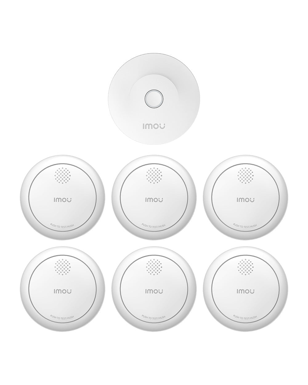 Photoelectric smoke detector - IMOU Store6PCS + Gateway (Wi - Fi)