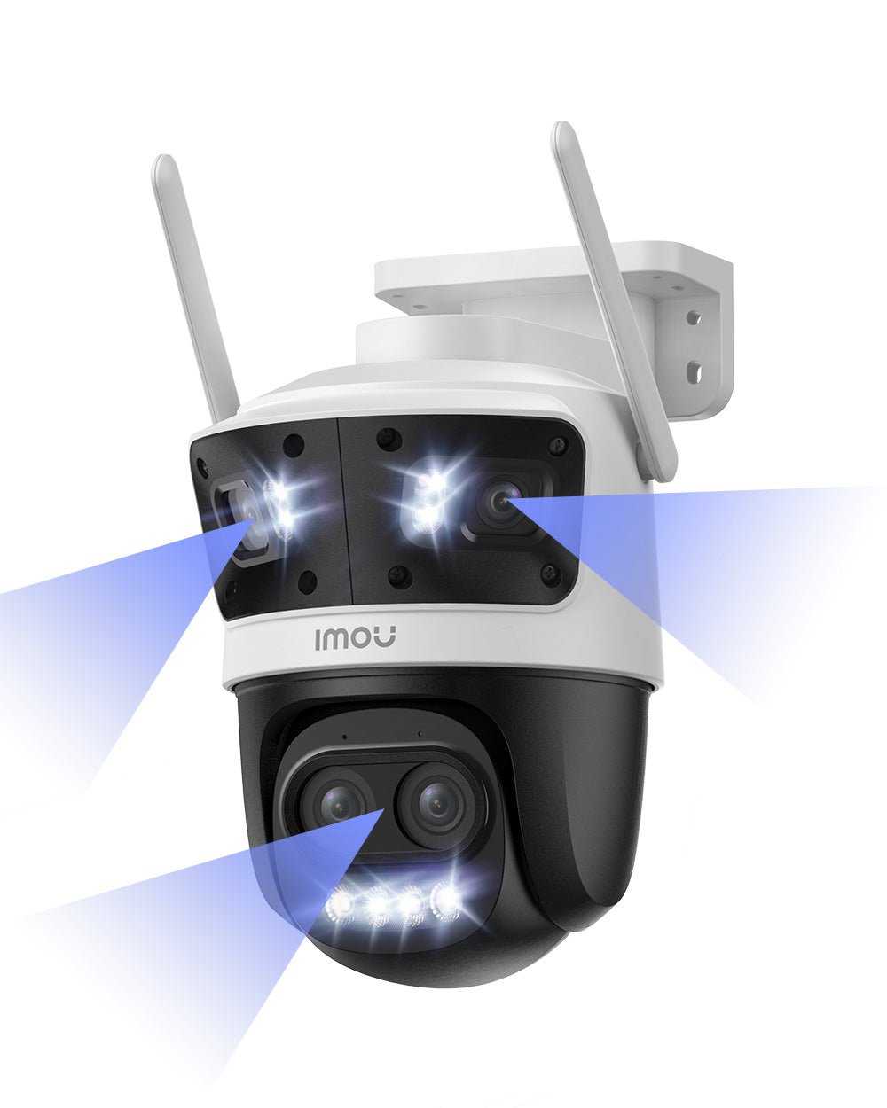 [PoE+ 2.4/5G Wi - Fi 6] Cruiser Pano Z 4 - Lens 5MP（12× Zoom）+ 2×4MP - IMOU Store5MP（PT）+4MP（Fixed）+4MP（Fixed）None