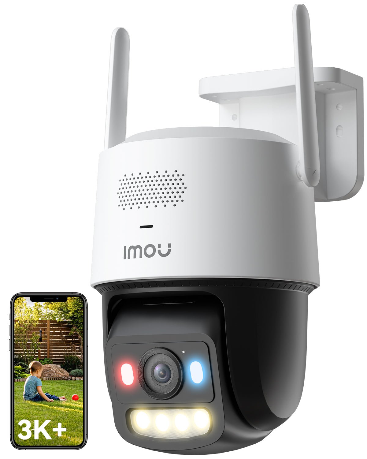 [PoE+ 2.4/5G Wi - Fi 6] Titan Pro 6MP 3K+ Ultra low - light night vision camera - IMOU Store3K+ 6MPNone