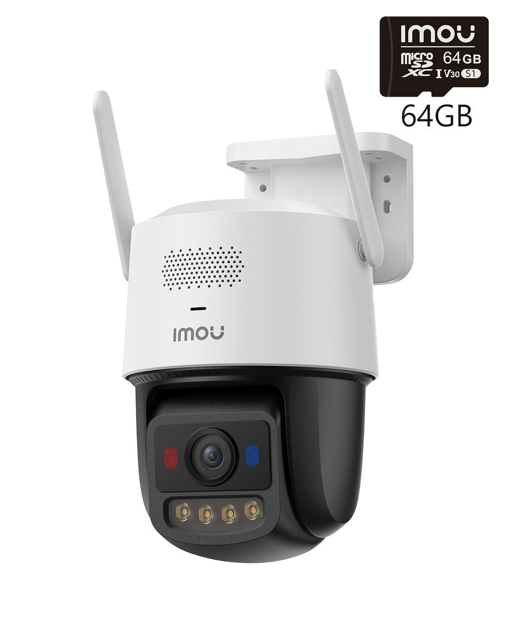 [PoE+ 2.4/5G Wi - Fi 6] Titan Pro 6MP 3K+ Ultra low - light night vision camera - IMOU Store3K+ 6MP+ 64GB Memory Card