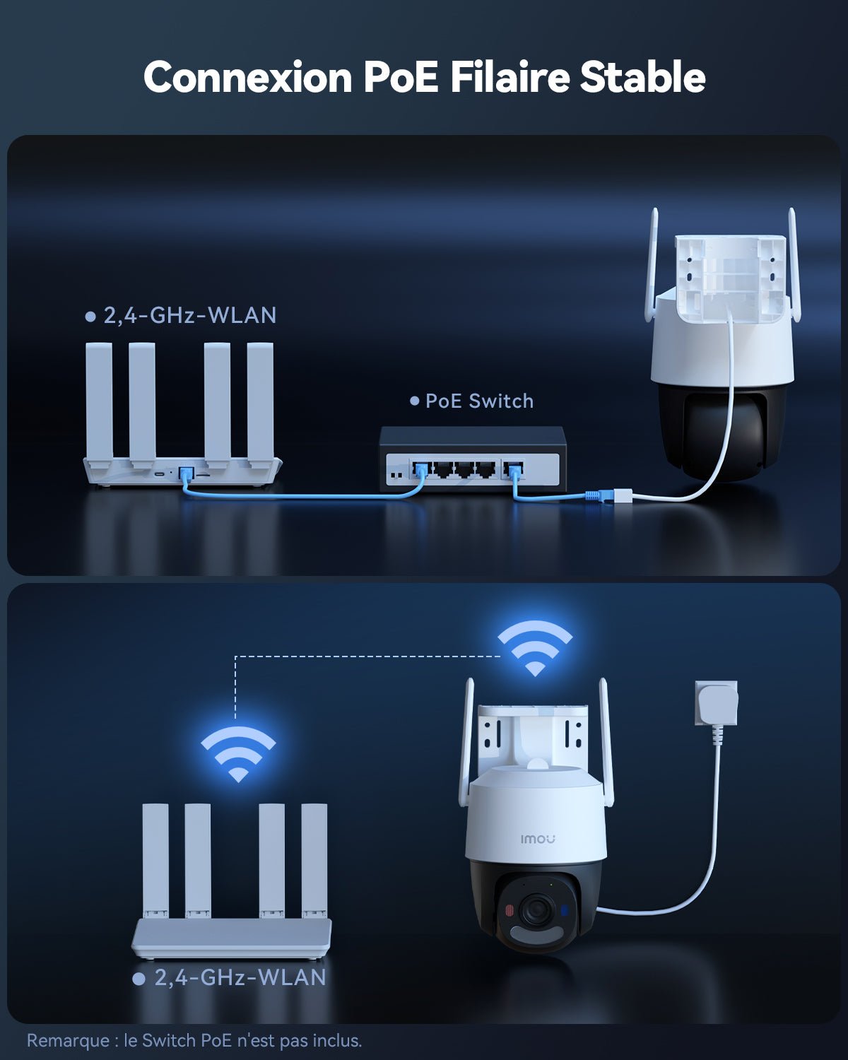 [PoE+ 2.4G Wi - Fi 6] Cruiser SC 8MP 4K Ultra HD Camera - IMOU Store4K 8MPNone