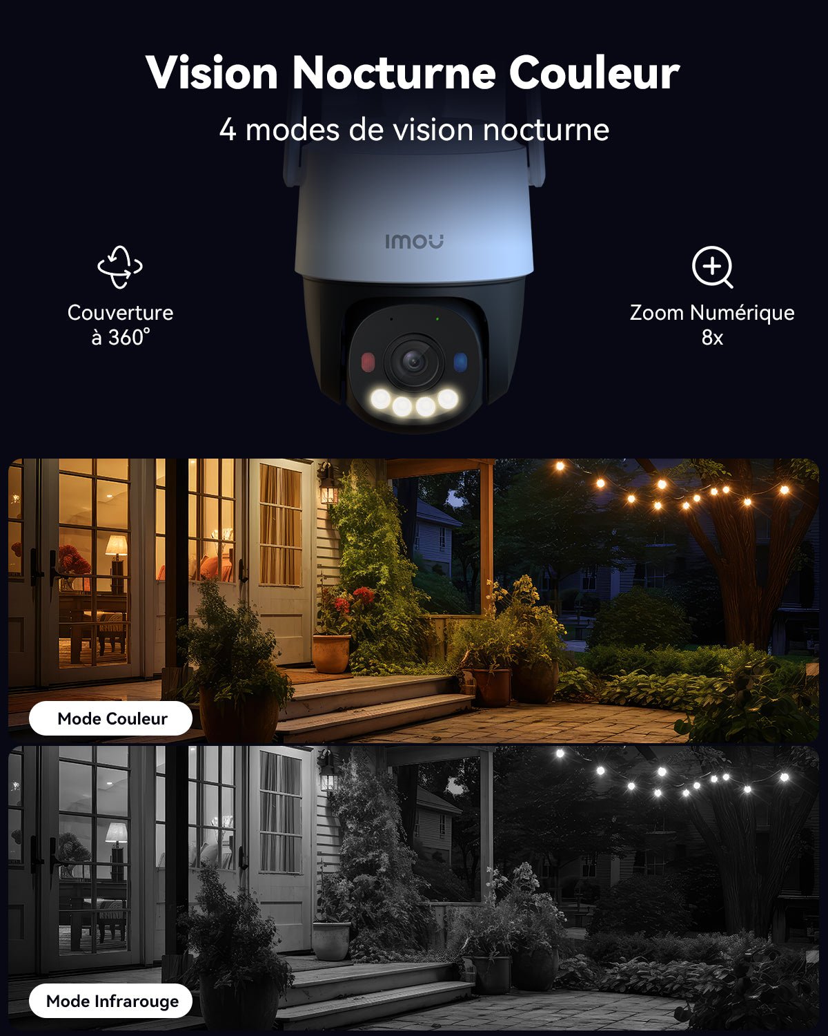 [PoE+ 2.4G Wi - Fi 6] Cruiser SC 8MP 4K Ultra HD Camera - IMOU Store4K 8MPNone