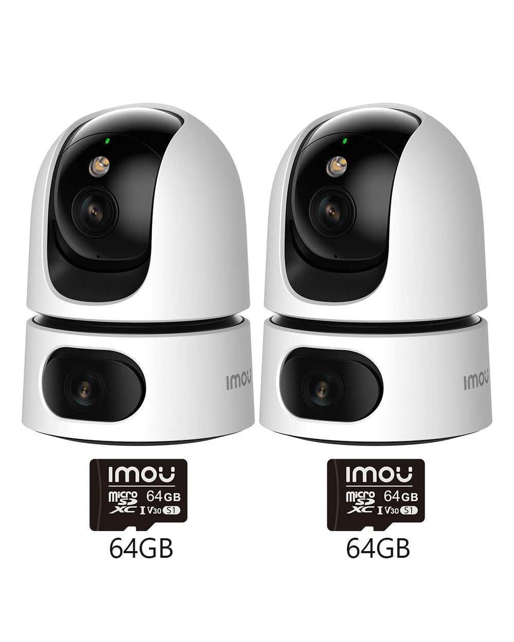 Ranger Dual 5MP+3MP / 3MP+3MP-UK - IMOU Store2pcs [3MP（PT）+3MP（Fixed）]+2pcs 64GB Memory Card