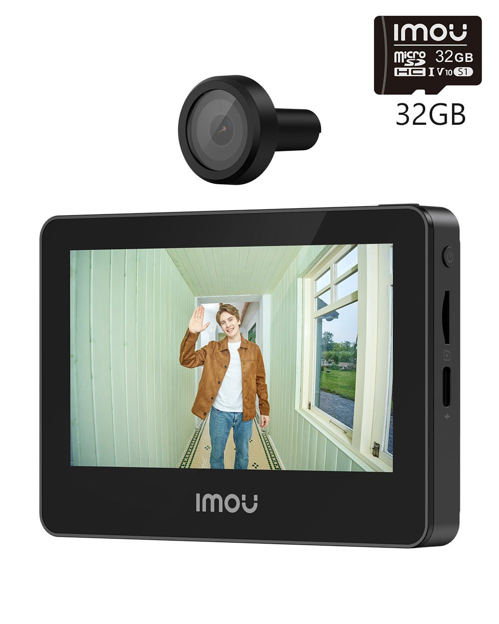 Smart Door Viewers VD1 5MP 2.4/5Ghz - IMOU Store5MP 3K+ 32GB Memory Card