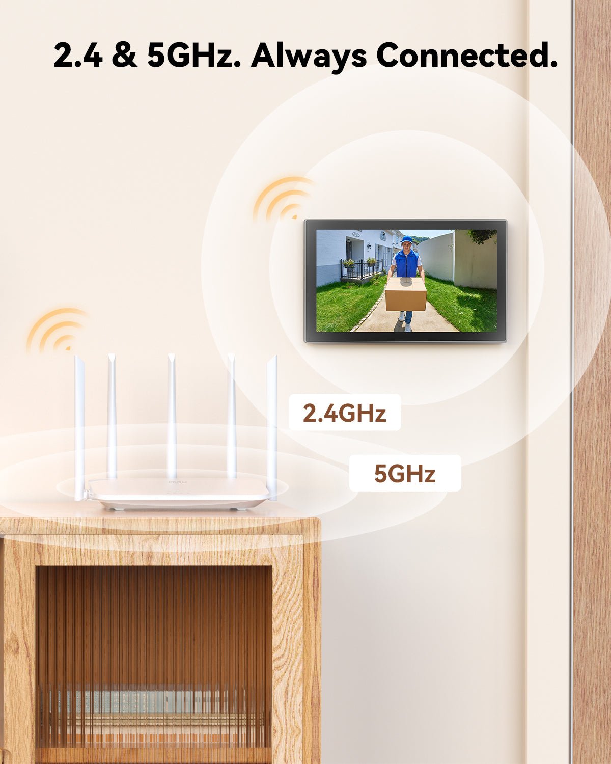 VDP7 Video Door Phone 5MP 3K 2.4/5GHz Support Phone NFC - IMOU Store5MP 3KNone